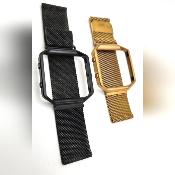๐๏ธ FREE ADD ON Lot of 3 Mesh Magnetic Replacement Bands Fitbit Versa - Picture 3 of 4